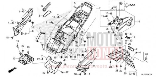 KOTFLUEGEL, HINTEN NT1100DN de 2022